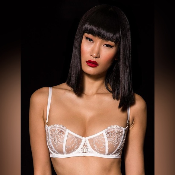 Honey Birdette Gabrielle Ivory Bra 32D - Picture 4 of 13